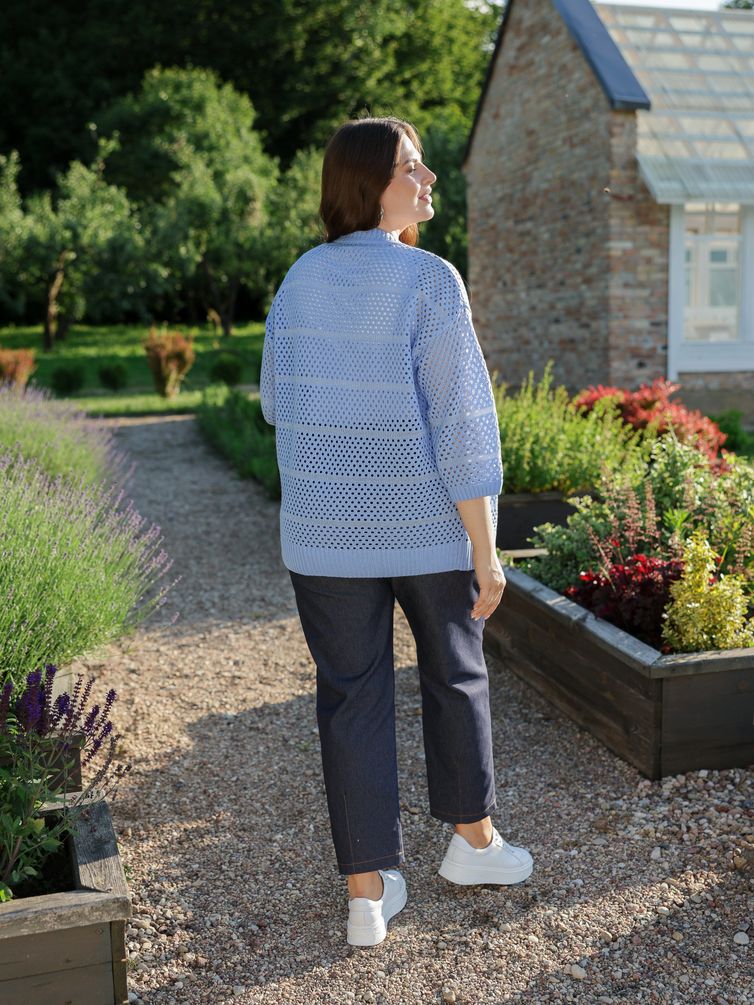 Sweter BONADI #1819 goluboj