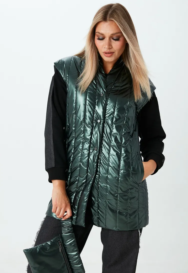 Жилет LM арт. М 0156 изумрудный