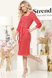 Sukienki DS Trend #P-3051 (Neotrazimoe vpechatlenie, red)