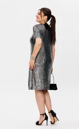 Sukienka Anelli Laurel 1797 serebro