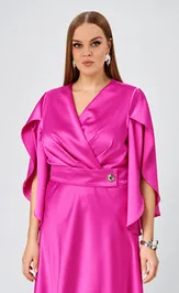 Sukienka Anastasia MAK 1309 fuksiya