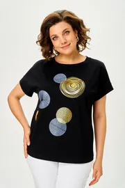 Блузки, туники Rumoda арт. 2239 (короткий рукав) черный