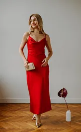 Dress AEQU 170003-red
