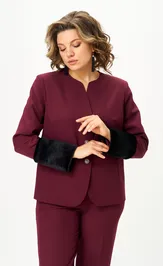 Garnitur Vilena-fashion 1210 burgundi