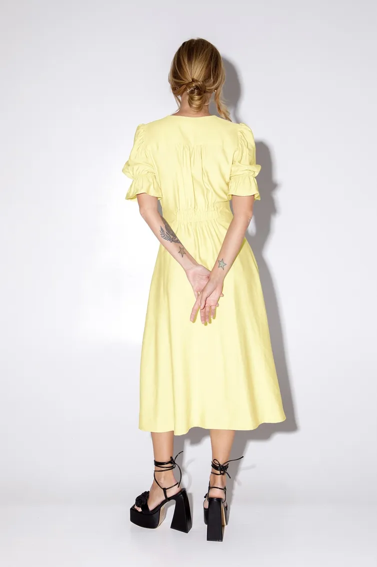 Dress Pirs #5150 zheltyj