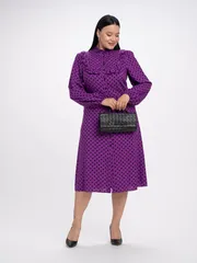 Sukienka FASHION CENTRE #V-3300/Sirenevyj v gorox