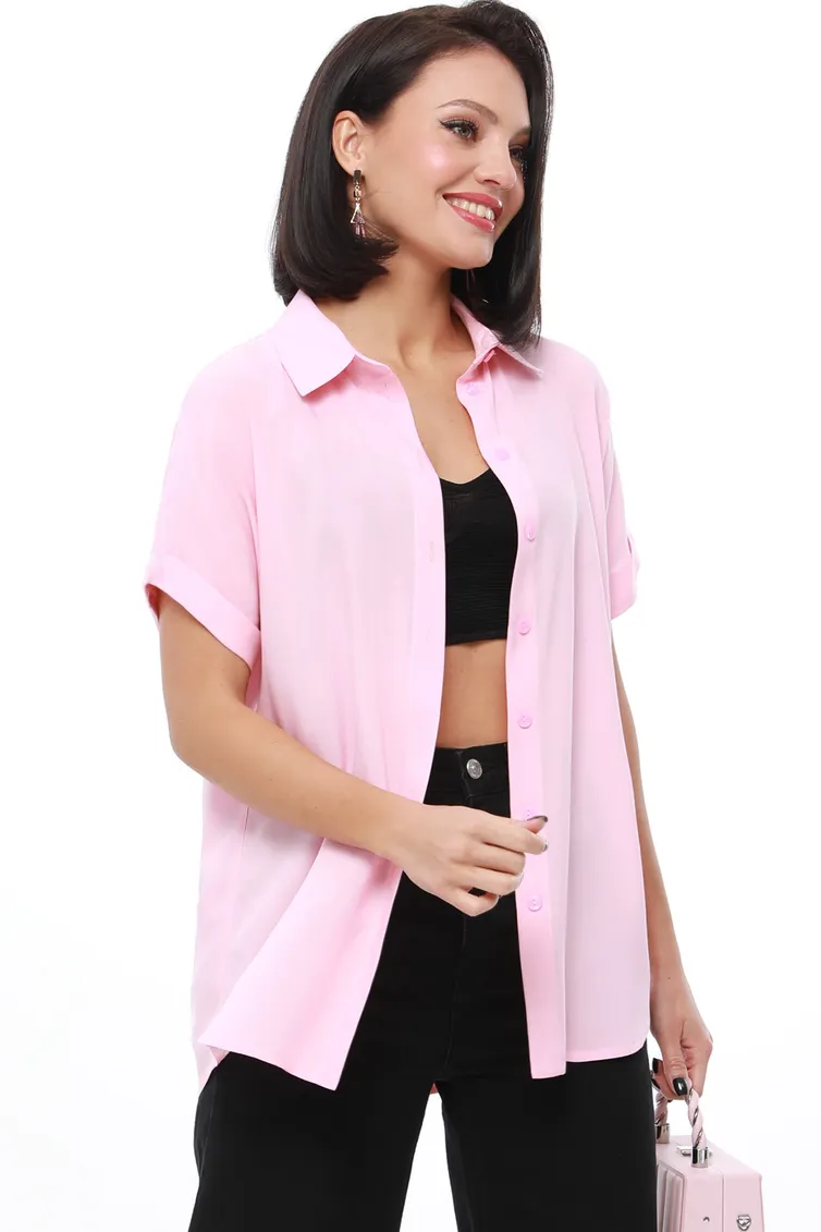 Bluzka DS Trend #R-0142 (Kler, pink)
