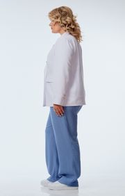 Костюм OVERYOU арт. 246/1 белый с голубым