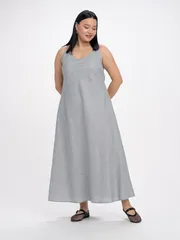 Sukienka FASHION CENTRE #L-4259/Svetlo-seryj melanzh/170