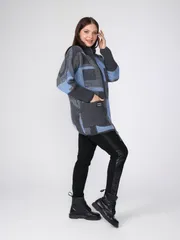 Sweter BONADI #1865 goluboj