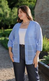 Кардиган BONADI 1819 голубой