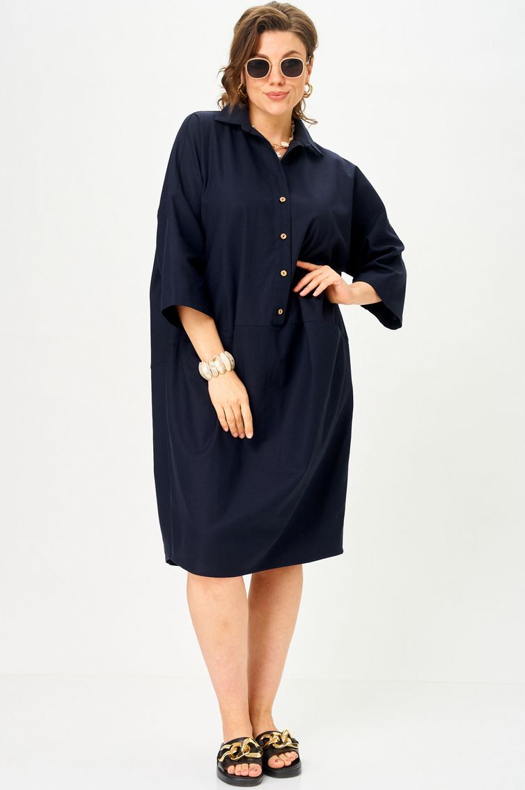 Платье SOVA арт. 11329 синий