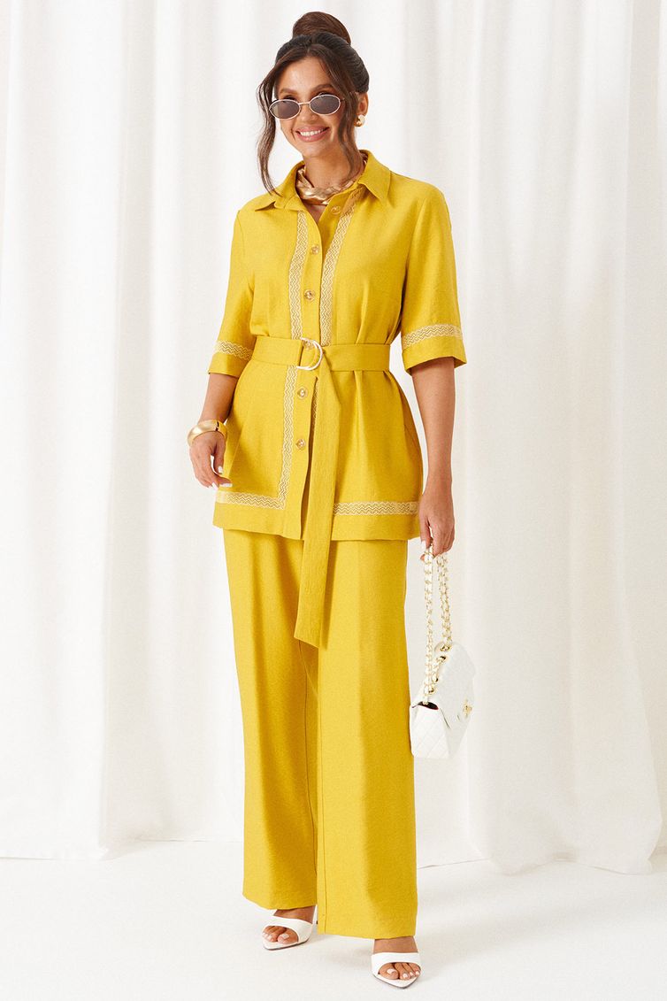 Костюм Beautiful & Free арт. 6461 горчица