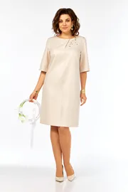 Sukienka Olga Style #S980 svetlo-bezh