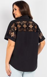 Blouse VIZAVI 724 chernyj