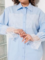 Блузка Anastasia MAK арт. 1352 голубой