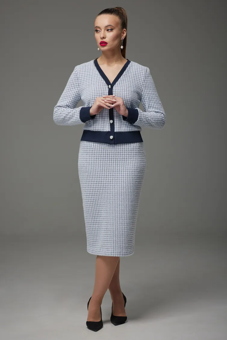 Костюм Galean Style арт. 903 голубой гус.лапка