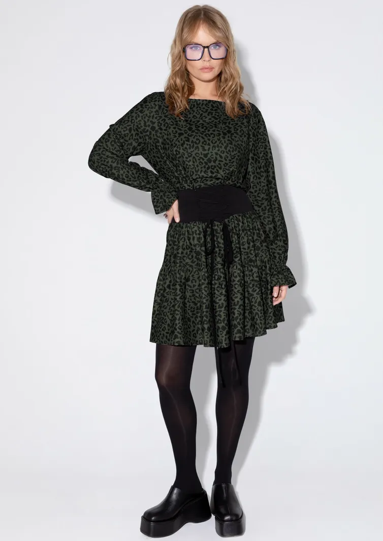 Sukienka Pirs #5424 xaki