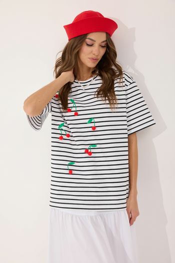 4070 полоска джемпер