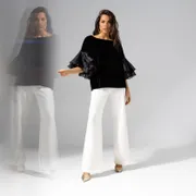Блуза CHARUTTI арт. Молниеносная влюбленность (black)