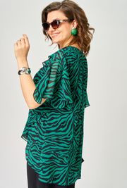 Блузка EVA GRANT арт. 0198-1 изумруд