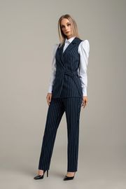 Suit MARIKA #440 t.sinij v polosku
