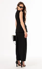 Trousers SILVERSPICE S-3633 chernyj