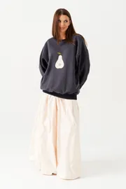 Bluza Elletto Life #3887 temno-seryj