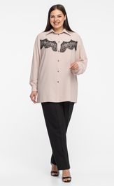 Блузка Avila 1013 пудровый