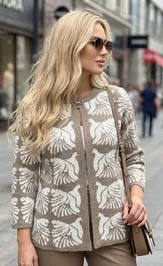 Жакет BELANGE 3417 кофе