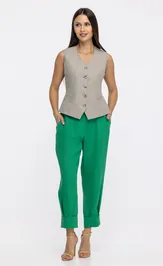 Жилет FASHION CENTRE Л-4042 песочный