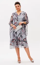 Платье Anelli Laurel 1535 Красные бабочки