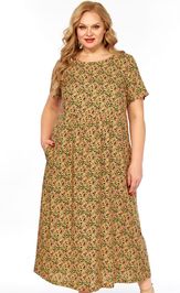 Dress LadyThreeStars 2681 yantarnyj