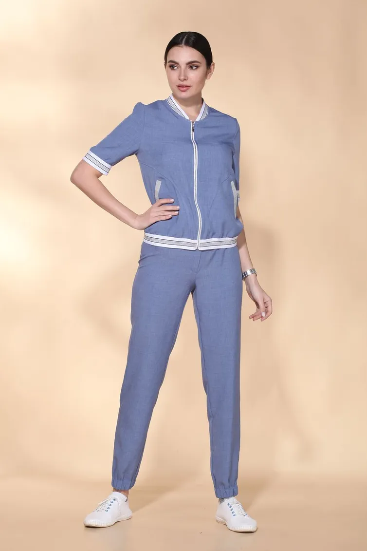 Garnitury damskie Vilena-fashion #641 sinij