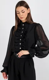 Blouse VIZAVI 750 chernyj