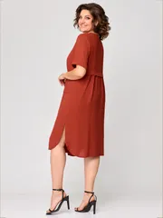 Sukienka Michelle Style #1194 kirpichnyj