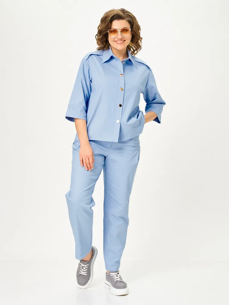 Suit Vilena-fashion #1158 goluboj
