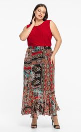 Юбка Avila 1015 бордовый