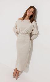 Платье Люше 4266 бежевый