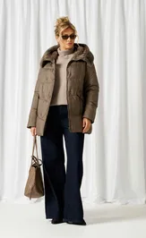 Coat Beautiful & Free 1018 xaki