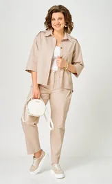 Suit Vilena-fashion 1158 pesok