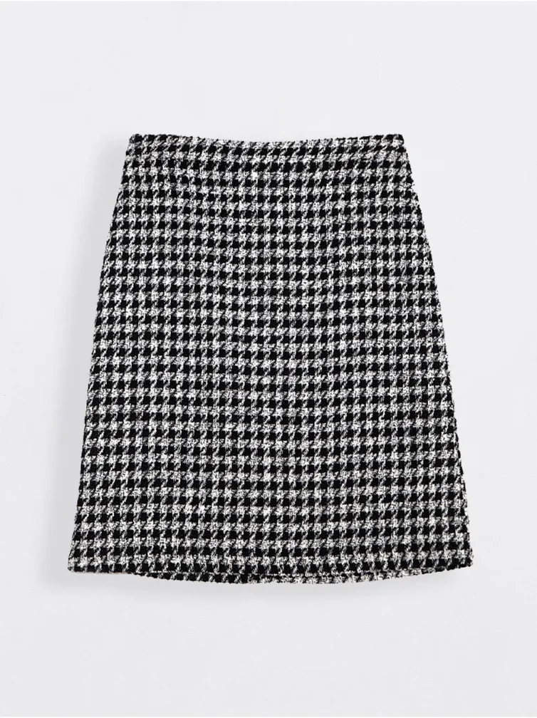 Spódnica Conte Elegant #19S-873TSP black-ivory 164