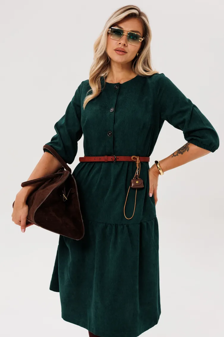 Sukienka Anelli Laurel #1649 aristokraticheskiĭ zelenyĭ
