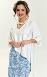 Blouse SOVA 11217 molochnyj