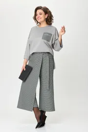 Костюм Michel Chic арт. 1362/1 серый, клетка