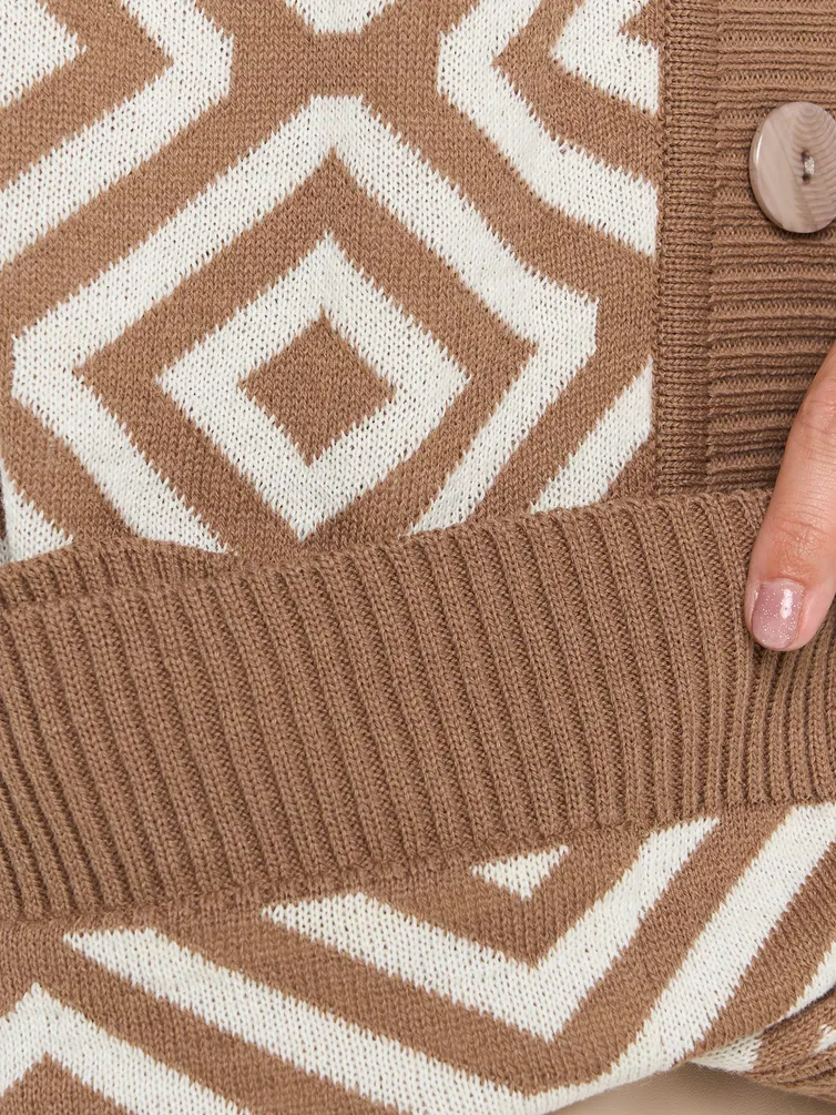Sweter Newvay #5232-1732 kofejn/mol