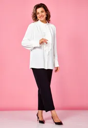Bluzka Ava fashion #M-133 molochnyj