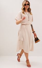 Костюм Anastasia 1366 светло-бежевый