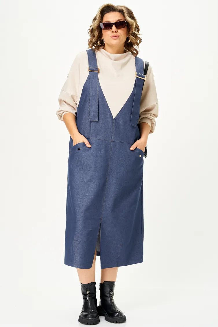 Sukienka Karina Delux #M-1452 denim