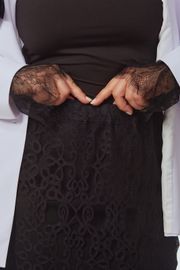 Костюм OVERYOU арт. 244/1 белый с черным